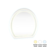 Oglinda decorativa Enira, Multicolor, 60x60 cm