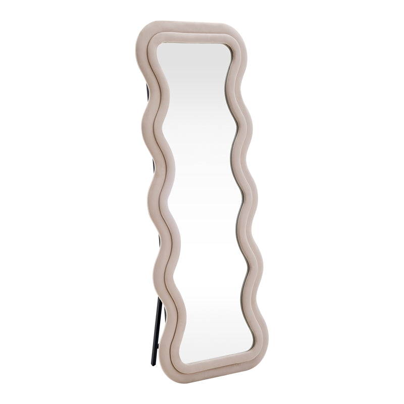 Oglinda decorativa Kerly, Bej - Gri, 60x33x160 cm - Oglinda decorativa Kerly, Bej - Gri, 60x33x160 cm