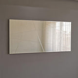Oglinda decorativa Logon, Argint, Argintiu, 130x62 cm