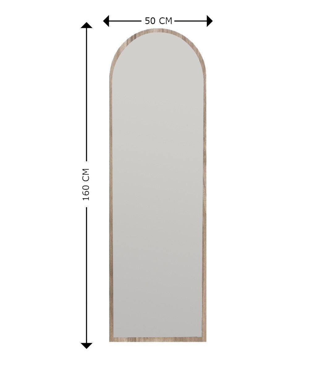 Oglindă Emma - Walnut, Nuc, 160x50 cm