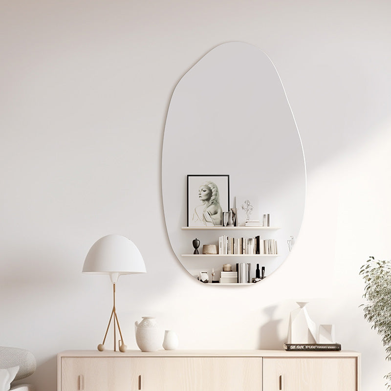 Oglinda fara rama 2, neagra, 50x85 cm
