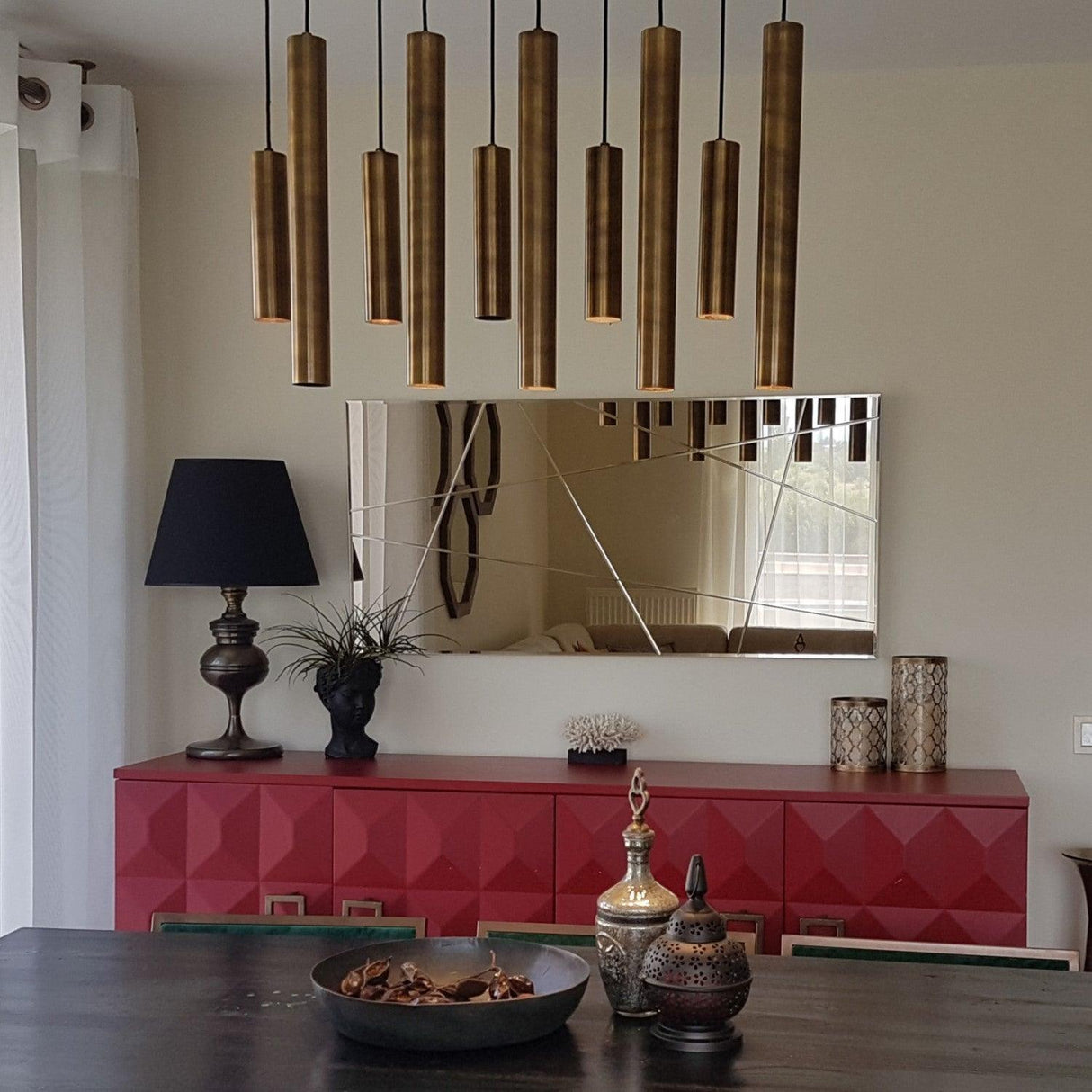 Oglinda Keytron, Bronz, 130x62 cm