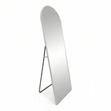 Oglinda Lorens, Aluminiu, Gri - Negru, 46x40x150 cm - Oglinda Lorens, Aluminiu, Gri - Negru, 46x40x150 cm - 298-000039