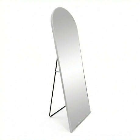 Oglinda Lorens, Aluminiu, Gri - Negru, 46x40x150 cm