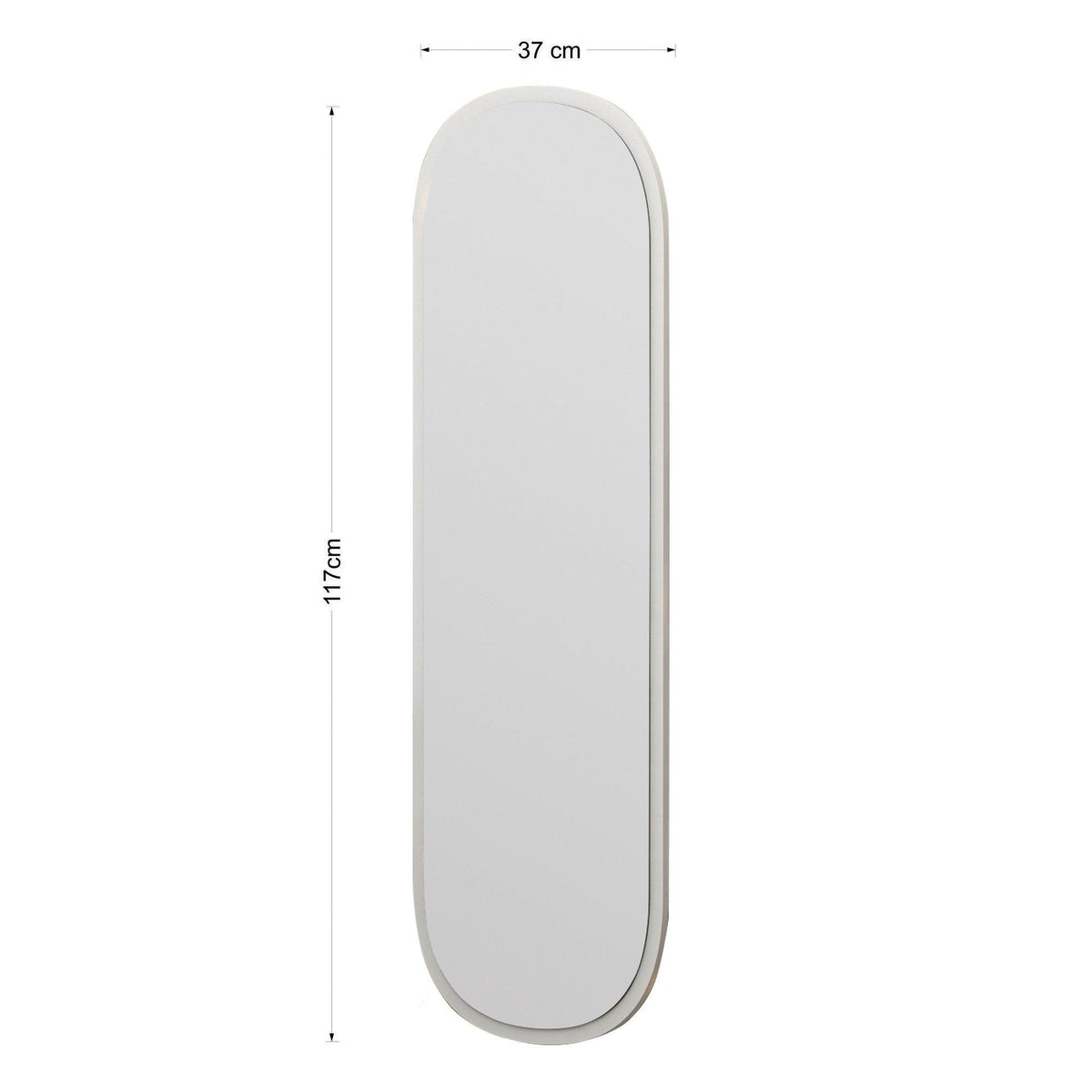 Oglindă Magnum - White, Alb, 2x120x40 cm