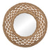 Oglinda Mazun Boho, Natural, 60x60 cm