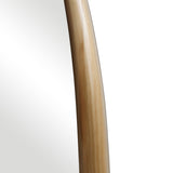 Oglinda ovala cu rama Naturala Marly, Natur, 50x127 cm