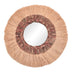 Oglinda Paranome din sisal si abaca, Natural, 115x115 cm