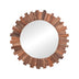 Oglinda Rounder lemn de tec, Natural, 80x80 cm