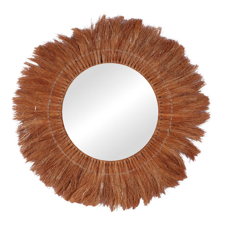 Oglinda Seire Boho, Natural, 50x50 cm