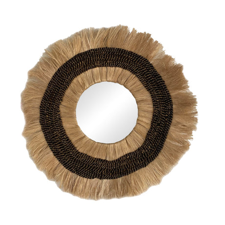 Oglinda Verone abaca, Natural, 80x80 cm