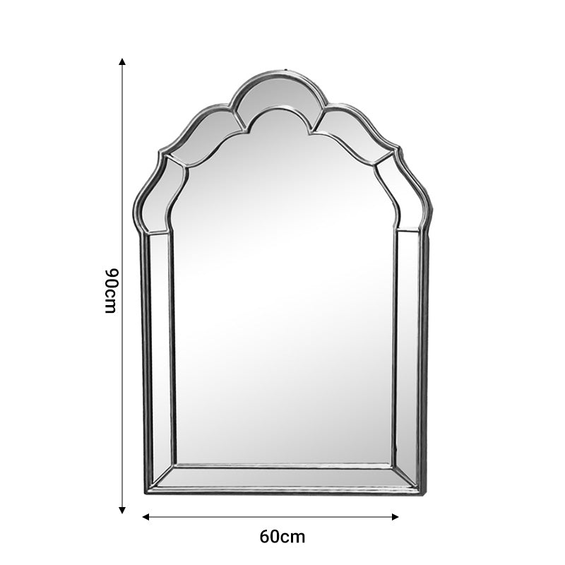 Oglinda Xoton auriu metalic, 60x90 cm, imagine suplimentara