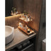 Dulap Bucatarie Organizator cu Rafturi Cengo, Aur, 38 x 16 x 42 cm