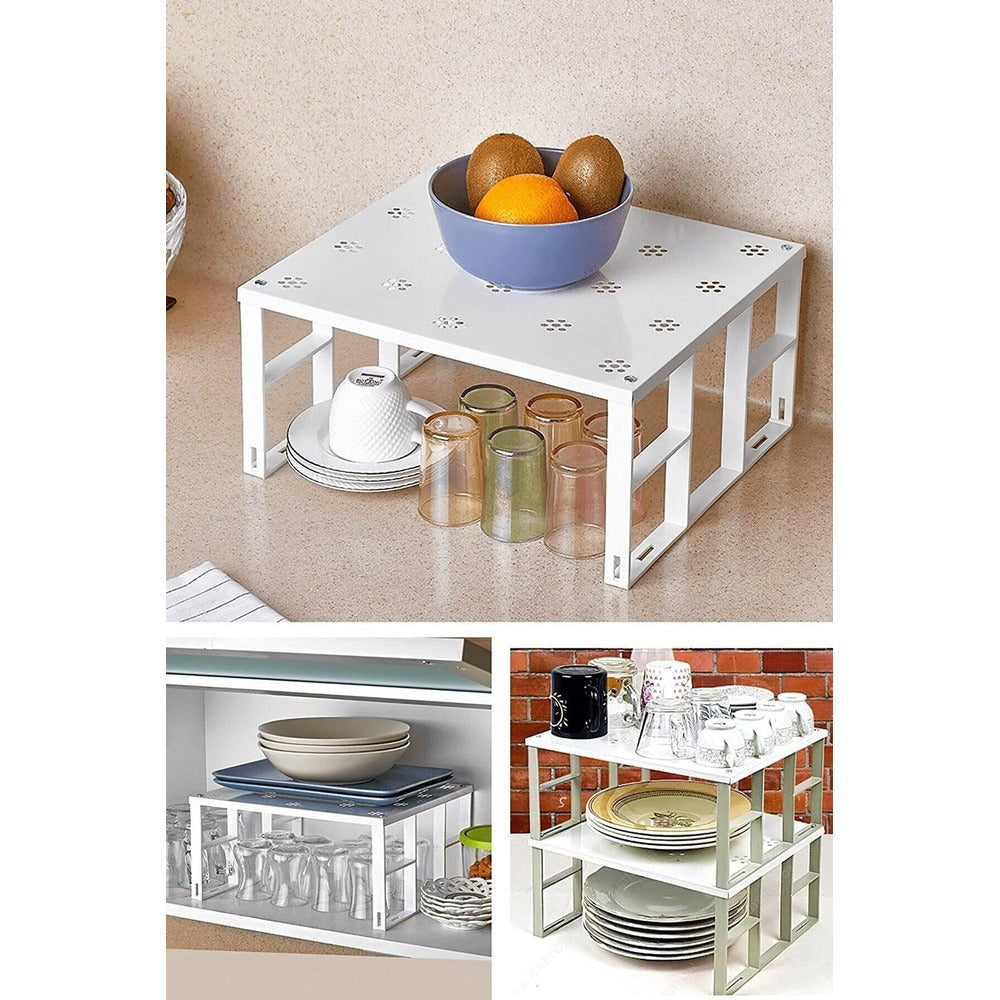 Dulap Bucatarie Organizator de bucatarie Kitchen Organizer 8100, Alb, 27 x 31 x 15 cm