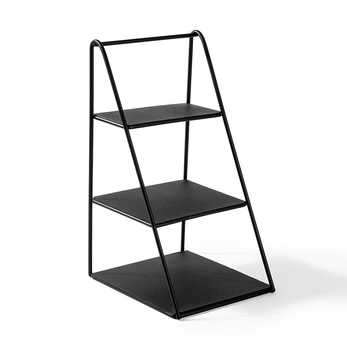 Organizator metalic Kalimnos, Negru, 17x16x31 cm