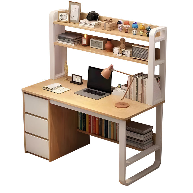 Pachet mobilier de birou pentru studenți Master set de 2 bucati, Negru, 50x120 cm