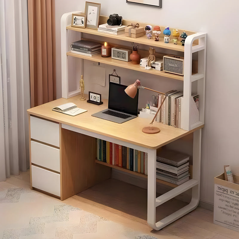 Pachet mobilier de birou pentru studenți Master set de 2 bucati, Negru, 50x120 cm