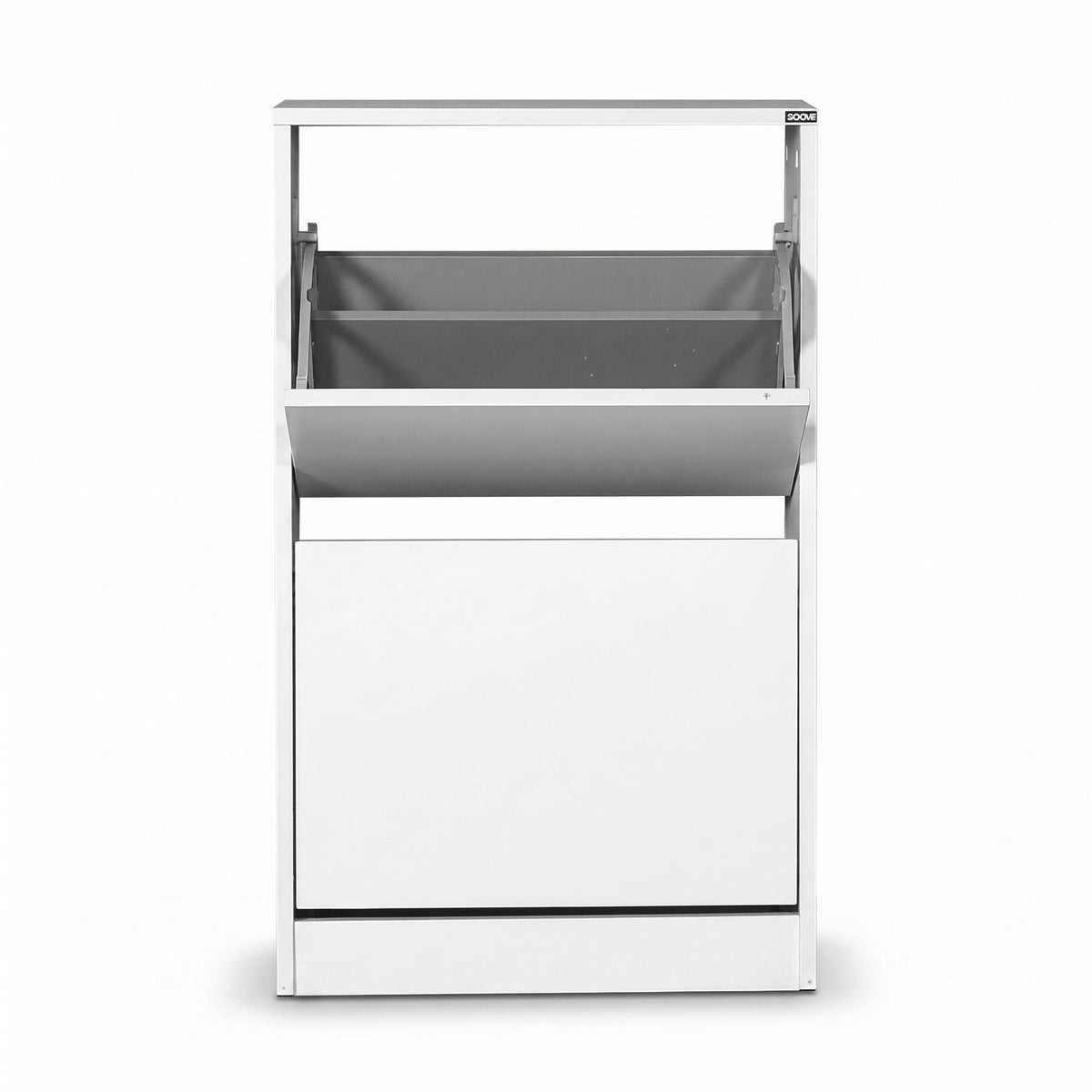 Pantofar Adore Compact, 10 Perechi, 2 Compartimente, Alb, 51x84x26 cm, foto produs 6 | SKU: SHC-320-BB-1, SHC-320-UU-1