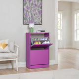 Pantofar SHC-320-BB-1 Home Collection® Compact, 10 Perechi, 2 Compartimente, Alb - Mov, 51x84x26 cm - Mov | SKU: SHC-320-UU-1