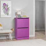 Pantofar SHC-320-BB-1 Home Collection® Compact, 10 Perechi, 2 Compartimente, Alb - Mov, 51x84x26 cm - Mov | SKU: SHC-320-BB-1, SHC-320-UU-1