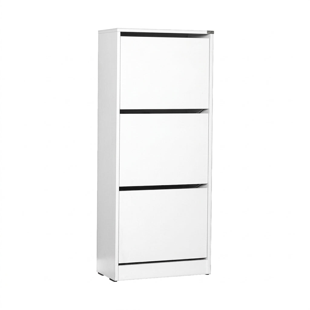 Pantofar SHC-330-BB-1 Home Collection® Compact Plus, 12 Perechi, 3 Compartimente, Alb - Stejar - Mov, 51x119x26 cm - Alb | SKU: SHC-330-BB-1, SHC-330-FF-1, SHC-330-UU-1
