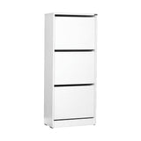 Pantofar SHC-330-BB-1 Home Collection® Compact Plus, 12 Perechi, 3 Compartimente, Alb - Stejar - Mov, 51x119x26 cm - Alb | SKU: SHC-330-BB-1, SHC-330-FF-1, SHC-330-UU-1