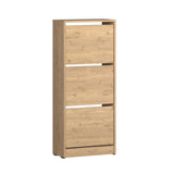 Pantofar SHC-330-BB-1 Home Collection® Compact Plus, 12 Perechi, 3 Compartimente, Alb - Stejar - Mov, 51x119x26 cm - Stejar | SKU: SHC-330-FF-1