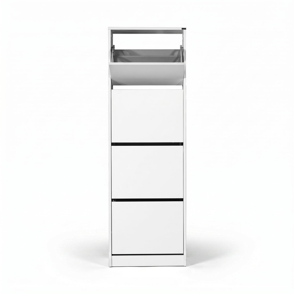 Pantofar SHC-340-BB-1 Home Collection® Compact XL, 16 Perechi, 4 Compartimente, Alb - Natur, 51x157x26 cm - Alb | SKU: SHC-340-BB-1, SHC-340-FF-1