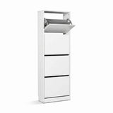 Pantofar SHC-340-BB-1 Home Collection® Compact XL, 16 Perechi, 4 Compartimente, Alb - Natur, 51x157x26 cm - Alb | SKU: SHC-340-BB-1, SHC-340-FF-1