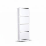 Pantofar SHC-340-BB-1 Home Collection® Compact XL, 16 Perechi, 4 Compartimente, Alb - Natur, 51x157x26 cm - Alb | SKU: SHC-340-BB-1, SHC-340-FF-1