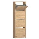 Pantofar SHC-340-BB-1 Home Collection® Compact XL, 16 Perechi, 4 Compartimente, Alb - Natur, 51x157x26 cm - Natur | SKU: SHC-340-FF-1