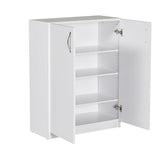 Pantofar A2620 Home Collection® Double, 2 usi, 3 rafturi, capacitate 12-16 perechi, Alb, 70x90x33 cm