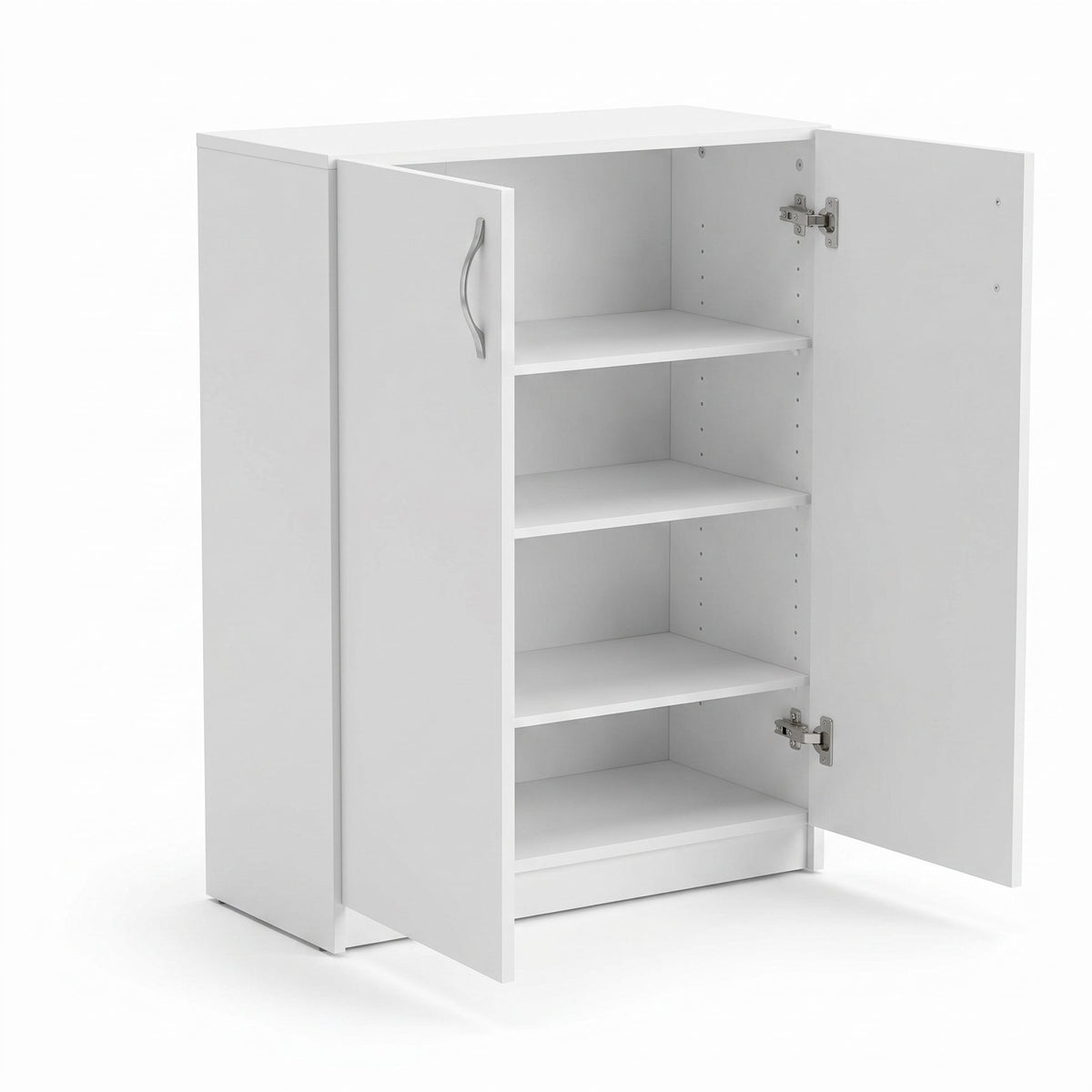 Pantofar Adore Double, 2 usi, 3 rafturi, capacitate 12-16 perechi, Alb, 70 x 90 x 33 cm | SKU: A2620