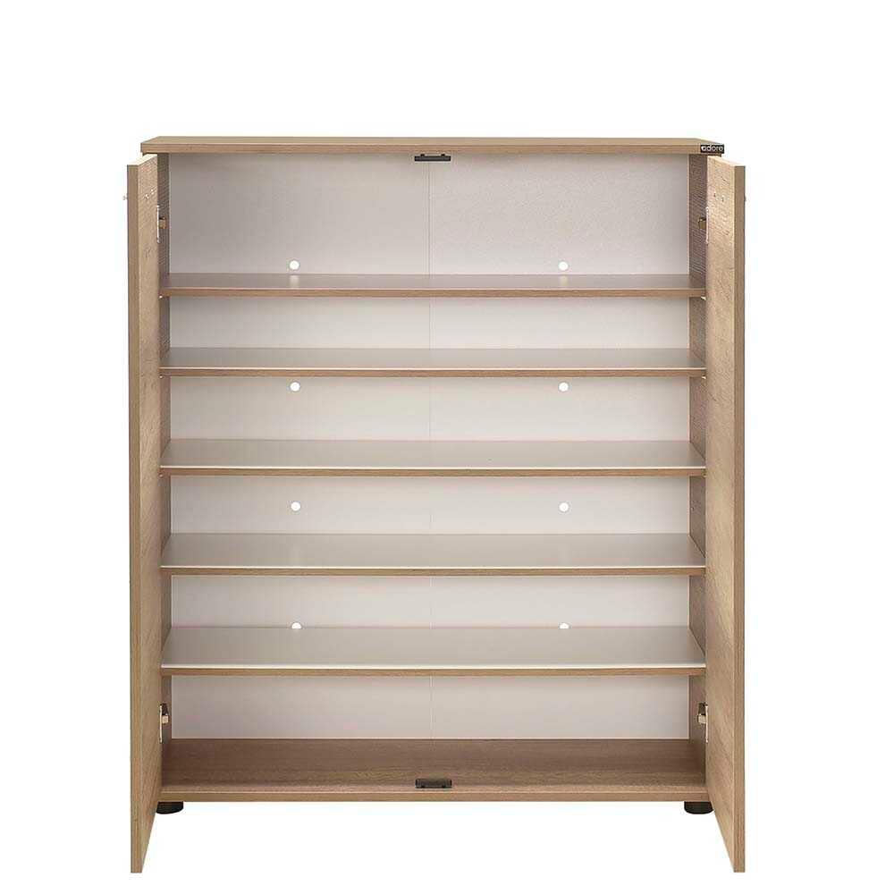 Pantofar ADR-520-BB-1 Home Collection® Elegance, 2 usi, 5 rafturi, capacitate 24 perechi incaltaminte, Alb - Natur, 91x108x35 cm - Natur | SKU: ADR-520-FF-1
