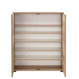 Pantofar ADR-520-BB-1 Home Collection® Elegance, 2 usi, 5 rafturi, capacitate 24 perechi incaltaminte, Alb - Natur, 91x108x35 cm - Natur | SKU: ADR-520-FF-1