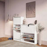 Pantofar SHC-520-BB-1 Home Collection® Max, 12 Perechi, 2 Compartimente, 73x84x26 cm - Alb | SKU: SHC-520-BB-1, SHC-520-TT-1, SHC-520-FF-1, SHC-520-KK-1, SHC-520-UU-1