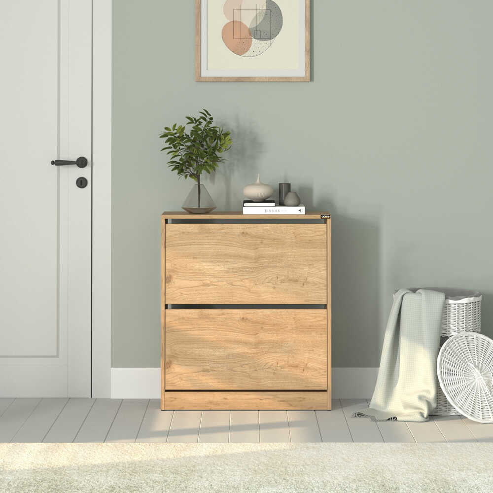 Pantofar SHC-520-BB-1 Home Collection® Max, 12 Perechi, 2 Compartimente, 73x84x26 cm - Stejar | SKU: SHC-520-FF-1