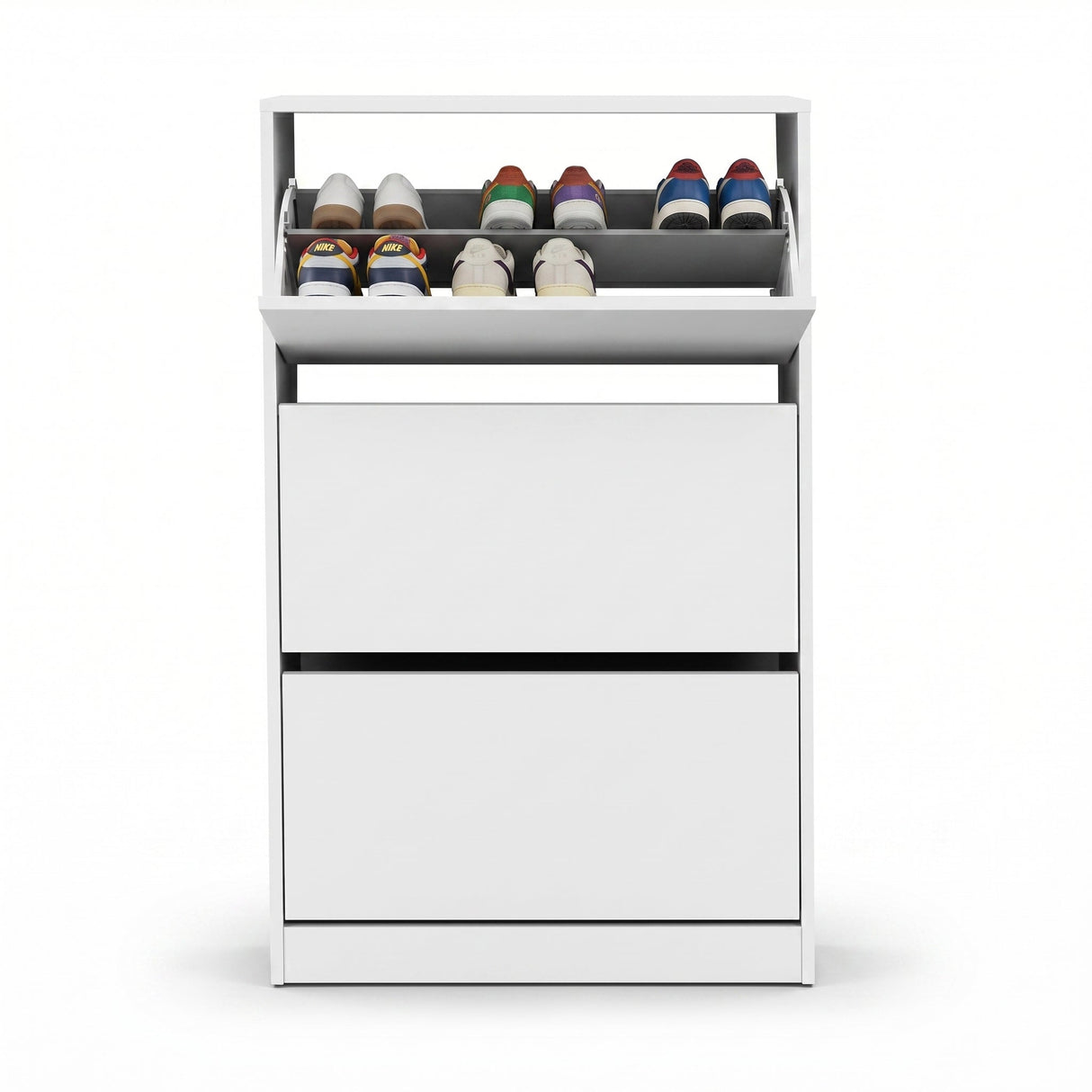 Pantofar SHC-530-BB-1 Home Collection® Max Plus, 18 Perechi, 3 Compartimente, 73x119x26 cm - Alb | SKU: SHC-530-BB-1, SHC-530-FF-1, SHC-530-UU-1, SHC-530-KK-1, SHC-530-HH-1, SHC-530-OO-1