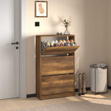 Pantofar SHC-530-BB-1 Home Collection® Max Plus, 18 Perechi, 3 Compartimente, 73x119x26 cm - Maro | SKU: SHC-530-OO-1