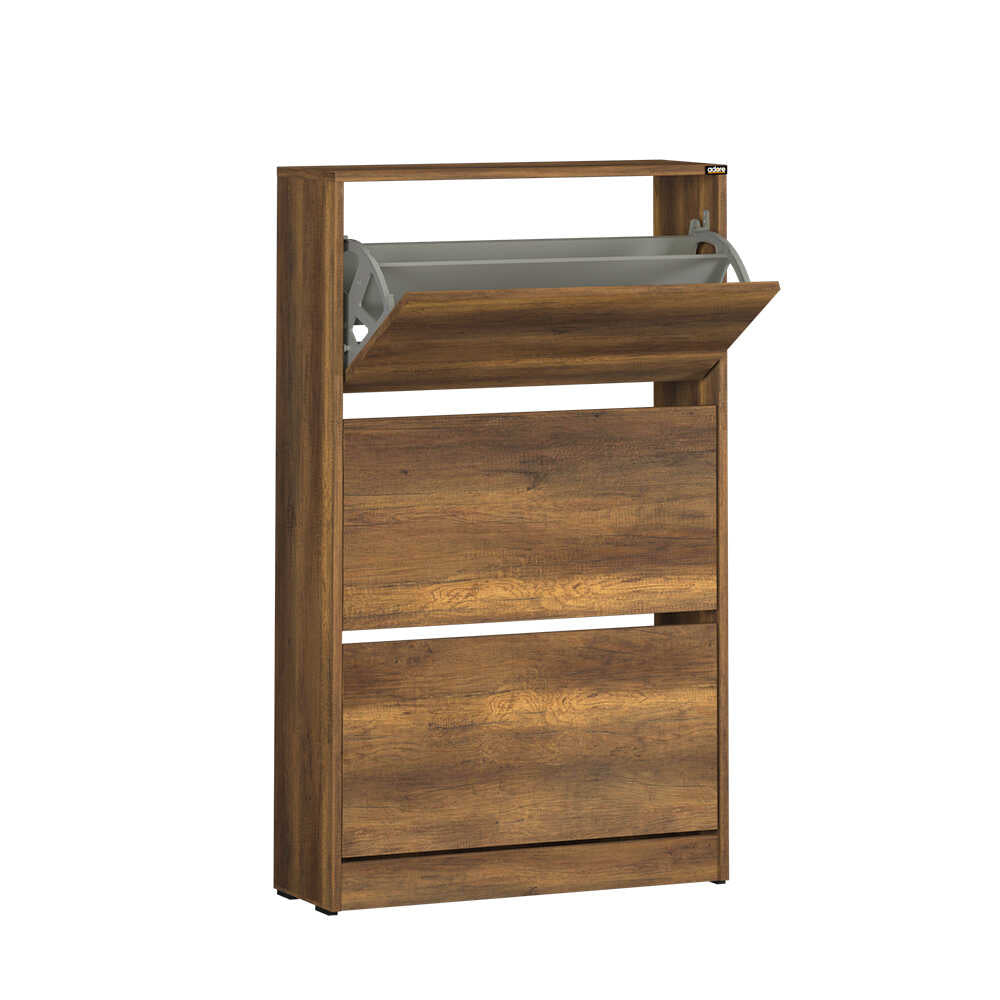 Pantofar SHC-530-BB-1 Home Collection® Max Plus, 18 Perechi, 3 Compartimente, 73x119x26 cm - Maro | SKU: SHC-530-OO-1