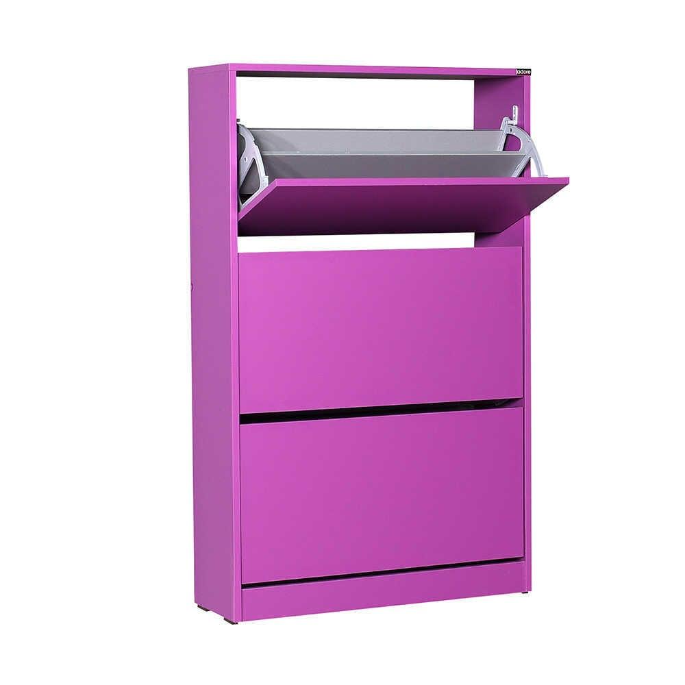 Pantofar SHC-530-BB-1 Home Collection® Max Plus, 18 Perechi, 3 Compartimente, 73x119x26 cm - Mov | SKU: SHC-530-BB-1, SHC-530-FF-1, SHC-530-UU-1, SHC-530-KK-1, SHC-530-HH-1, SHC-530-OO-1