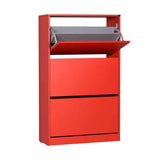 Pantofar SHC-530-BB-1 Home Collection® Max Plus, 18 Perechi, 3 Compartimente, 73x119x26 cm - Rosu | SKU: SHC-530-KK-1