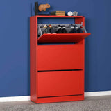 Pantofar SHC-530-BB-1 Home Collection® Max Plus, 18 Perechi, 3 Compartimente, 73x119x26 cm - Rosu | SKU: SHC-530-KK-1