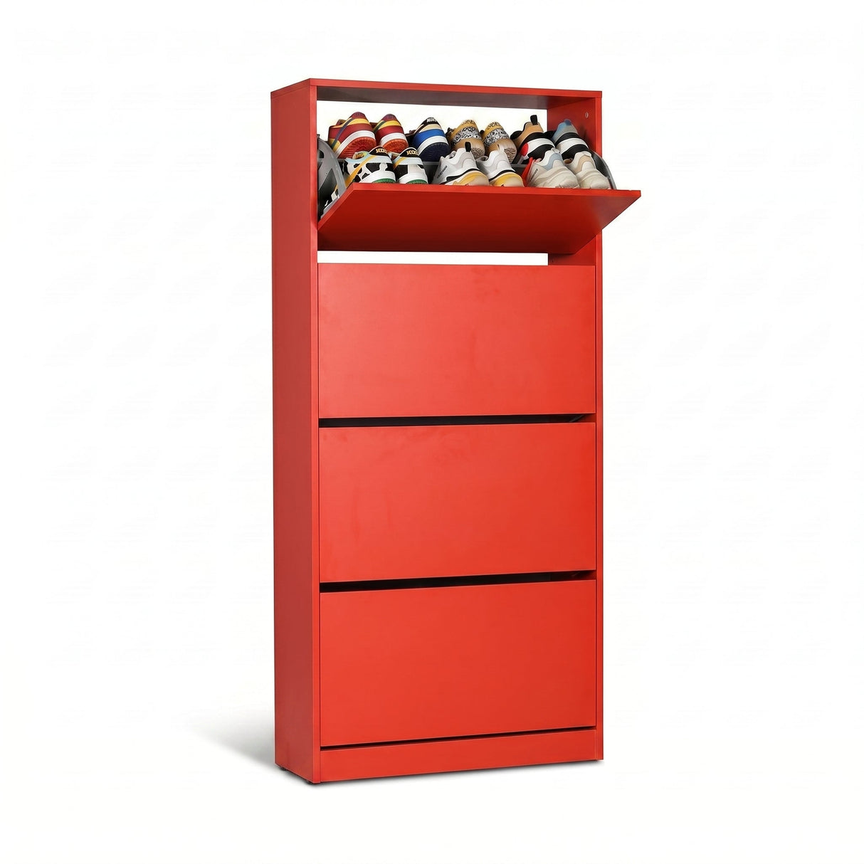 Pantofar SHC-540-BB-1 Home Collection® Max XL, 24 Perechi, 4 Compartimente, 73x157x26 cm - Rosu | SKU: SHC-540-KK-1