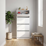 Pantofar SHC-540-BB-1 Home Collection® Max XL, 24 Perechi, 4 Compartimente, 73x157x26 cm - Alb | SKU: SHC-540-BB-1