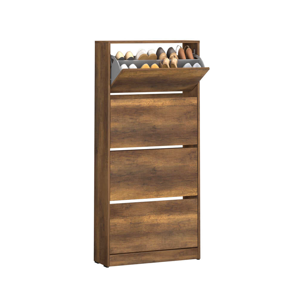 Pantofar SHC-540-BB-1 Home Collection® Max XL, 24 Perechi, 4 Compartimente, 73x157x26 cm - Maro | SKU: SHC-540-OO-1
