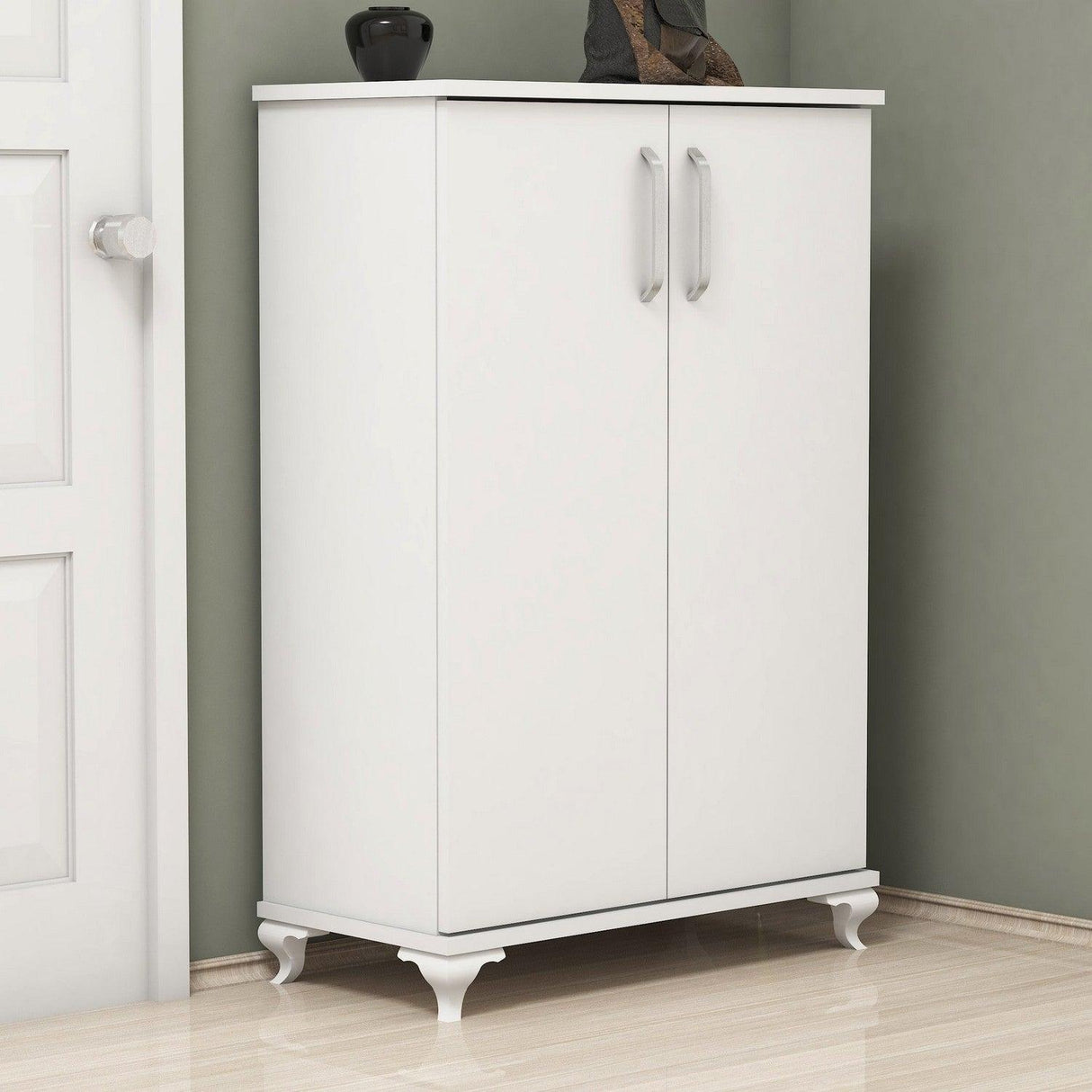 Pantofar Atk, Alb, 72x100x33 cm