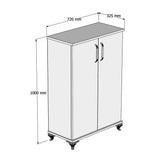 Pantofar Atk, Alb, 72x100x33 cm