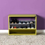 Pantofar Băncuță SHC-110-BB-1 Home Collection®, cu Șezut, 6 Perechi, 60x42x30 cm - Verde | SKU: SHC-110-YY-1