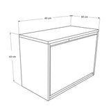 Pantofar Băncuță SHC-110-BB-1 Home Collection®, cu Șezut, 6 Perechi, 60x42x30 cm - Maro | SKU: SHC-110-OA-1